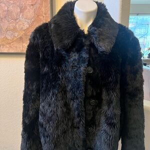 Free People Black Teddy Jacket